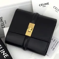 未使用級⭐️CELINE セリーヌ 16セーズ スモールウォレット 財布 レザーのサムネイル
