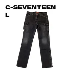 C-SEVENTEEN ストレートデニム グレー L 古着