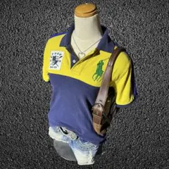 00s y2k ラルフローレン ビッグポニー ポロシャツ 平成女児 平成ギャル