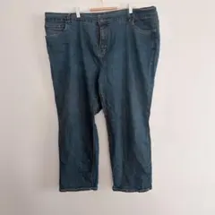 ストレッチ　デニムパンツ カジュアル　海外輸入　大きめ　きれいめ