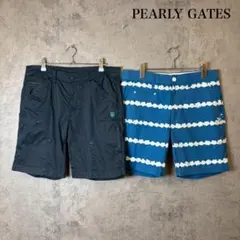 PEARLY GATES ポケモンC サッカーストライプショートパンツ サイズ5