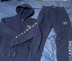 BILLABONG ネイビー パーカー＆パンツセット Mのサムネイル