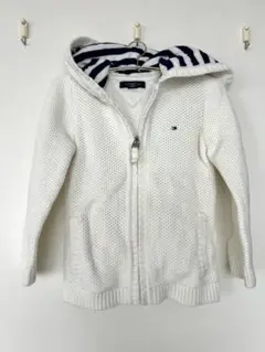TOMMY HILFIGER パーカー　ベビー　キッズ　ホワイト　白　90 95