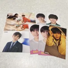 なにわ男子　長尾謙杜　厚紙8枚セット