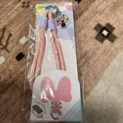 専用⭐️ストラップホルダー付 ハンドストラップ [ミニーマウス]⭐️のサムネイル