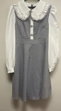 evelyn （エブリン）　襟付きワンピース　サイズM