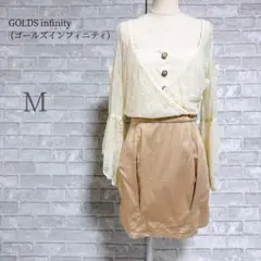 GOLDS infinity ベージュワンピース Mサイズのサムネイル