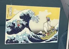 ドラえもん 浮世絵木版画「富嶽三十六景 神奈川沖浪裏」 - メルカリ