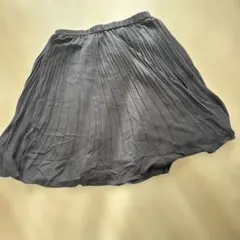 黒プリーツスカート LLサイズ