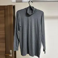 UNIQLO HEATTECH 長袖タートルネック M グレー