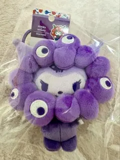 サンリオ　ミャクミャクなりきりぬいぐるみ　カラビナ推しカラー クロミ