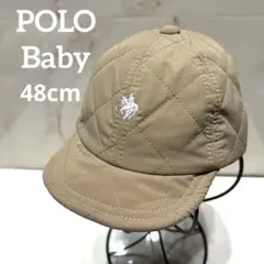 美品✨POLO Baby キルティング キャップ ベージュ 48cm 帽子