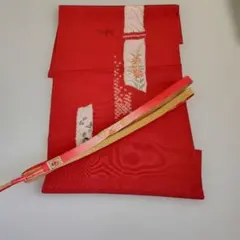 おしゃれな高級正絹手組帯締めと絞り加工正絹帯揚げセット0469