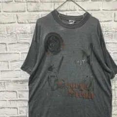 USA製90sヴィンテージTシャツ！シングルステッチグレー古着XL0708