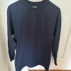 PRO CLUB ネイビー M ヘビーウェイト長袖カットソー