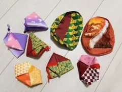 鬼滅の刃　和柄ポーチ　セット　7個