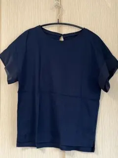 ワールド ネイビー トップス Mサイズのサムネイル