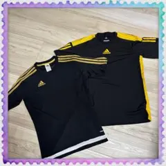 adidas アディダス プラクティスシャツ Sサイズ　2枚セット サッカーのサムネイル