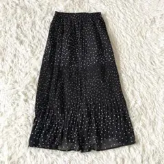 【OLIVE des OLIVE】ドット柄 ティアード プリーツ スカート Fのサムネイル