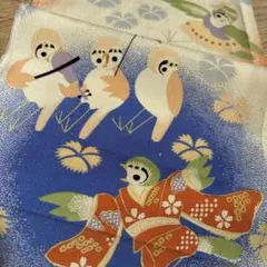着物 はぎれ 800 生地 布 ハギレ アンティーク 絹　古布　和布　古裂　和柄