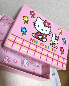 ハローキティ　道具箱　レトロ