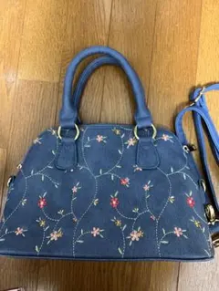 マジェスティックレゴン　花柄ハンド・ショルダーバッグ