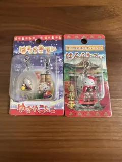 はろうきてぃ 雪だるま 信州限定善光寺 ファスナーマスコット2個