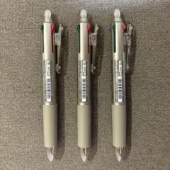 フリクションボール4色ボールペンシャンパンゴールド3本セット