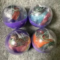 ディズニー　カプセルトイ　エコバッグ コンプリート4種セット