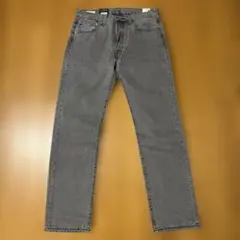 リーバイス501W32 L32グレー 革パッチ ビッグE 新品未使用
