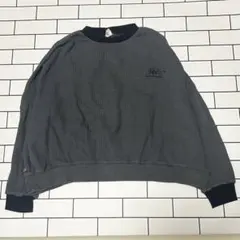 WHO’S WHO スウェット COOPER FACT ショート丈 ダークグレー