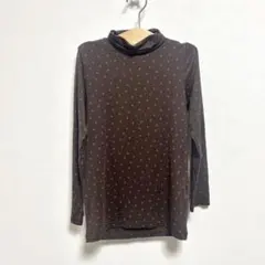 UNIQLO ユニクロ　キッズ　花柄　茶色　130センチ　ヒートテック