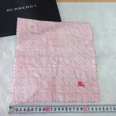 BURBERRY ピンクタオルハンカチ