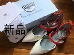 新品 イタリアChiara Ferragni POINTY ANKLE サンダルのサムネイル
