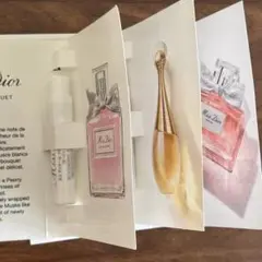 Dior 香水サンプル 1ml×3点（ミス ディオール＋ジャドール）未使用