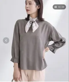 ESCADA エスカーダ シルク混 シースルー ブラウス 38 M - メルカリ