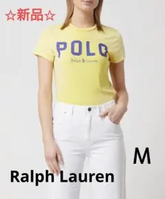 ✩新品✩ポロラルフローレン　ロゴ刺繍　グラデーション　Tシャツ　Ｍ