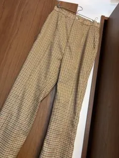 カスタネチェック柄 パンツ