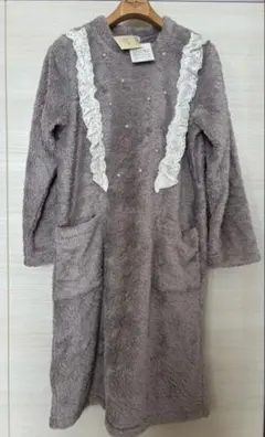 新品　ナルエー★ワンピースパジャマ♡ブラウン色ルームウェア★新品♪部屋着M〜L