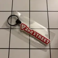 2nd STREET キーホルダー レッド/ホワイト