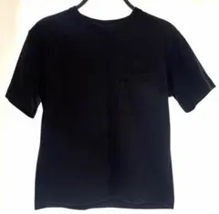 【送料無料】ユニクロ半袖 Tシャツ黒 ポケット付き150