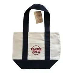 新品タグ付き トレーダージョーズ ミニトートバッグ ネイビー