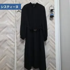 システィーヌ ブラック フォーマルワンピース