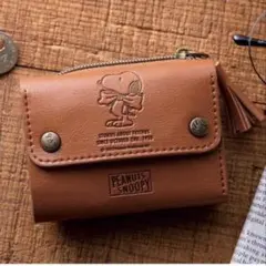 【新品・未使用】PEANUTS スヌーピー 三つ折り財布