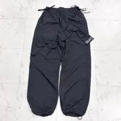 【新品未使用】 MA*RS マーズ リボン カーゴパンツ ブラック 黒