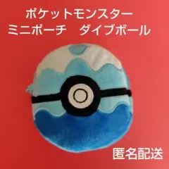 ポケットモンスター　顔型ミニポーチ　ダイブボール
