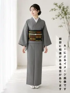 ❪8236❫ ❁ 江戸小紋 (正絹) しつけ付き❁のサムネイル