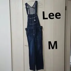 Lee　デニムサロペット　オーバーオール　М　お洒落　紺　ネイビーのサムネイル