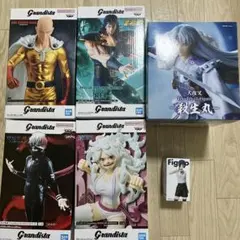 匿名配送】グランディスタ フィギュア 5点 進撃の巨人 BLEACH 他