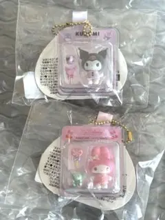 ミニチュアパッケージチャーム　マイメロ　クロミ